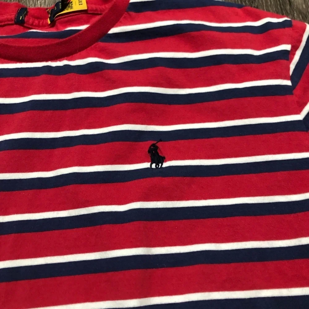 Polo Ralph Lauren Striped Short-Sleeve T-Shirt- Mens Large